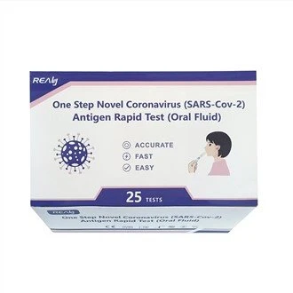 COVID-19 hurtig antigen spyttest